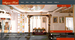 Desktop Screenshot of anjanihotel.com